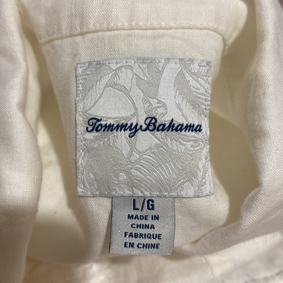 Tommy Bahama Large Women's 100% Linen jacket Spring Easter Summer cropped pocket - Picture 8 of 11